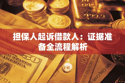 北京担保人起诉借款人：证据准备全流程解析