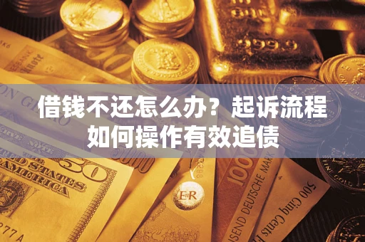 北京借钱不还怎么办？起诉流程如何操作有效追债